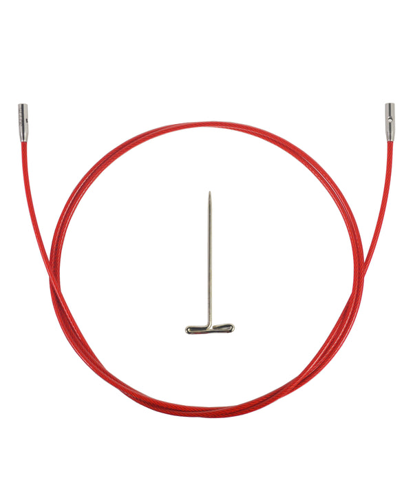 New!chiaogoo 2 Twist Red MINI Interchangeable Cables- Chiaogoo 2 Inches Twist Red Mini Cables Pack of 3- Chiaogoo Twist Mini 2 Inches Cable