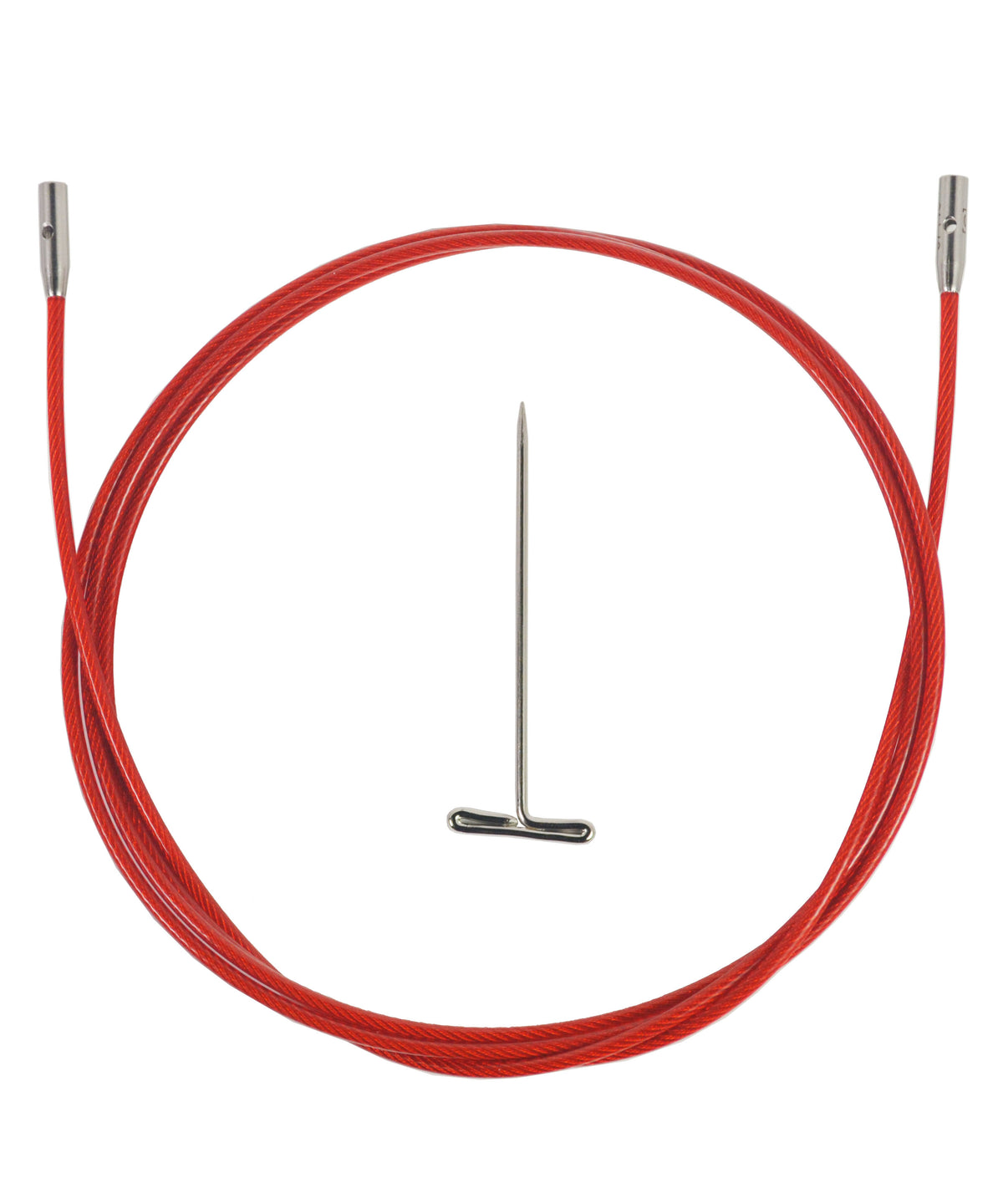 ChiaoGoo Red TWIST Interchangeable Cable 37&quot; (93cm)-Notions-Chiaogoo-Small-Alpaca Direct