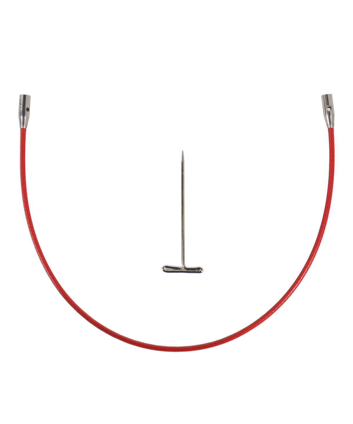 ChiaoGoo Red TWIST Interchangeable Cable 8" (20cm)-Notions-Chiaogoo-Large-Alpaca Direct