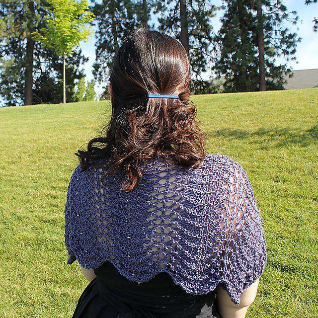 Cristaria Shrug Free Pattern-Patterns-Alpaca Direct-Alpaca Direct