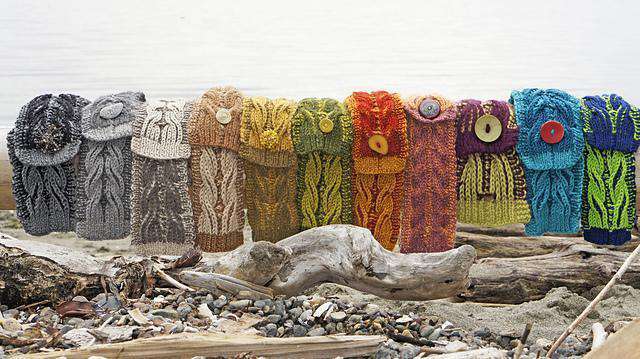 Cushy Cable Reversible Scarf or Loop by Marcy New *Skacel Pattern*-Patterns-Skacel-Alpaca Direct
