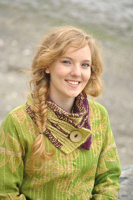 Cushy Cable Reversible Scarf or Loop by Marcy New *Skacel Pattern*-Patterns-Skacel-Alpaca Direct
