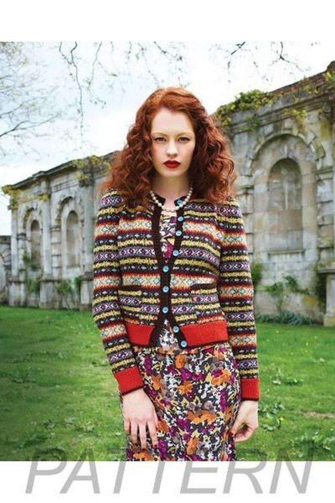 Debbie Bliss 03 Cropped Fair Isle Cardigan PATTERN ONLY-Patterns-Debbie Bliss-Alpaca Direct