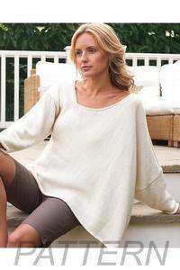Debbie Bliss 06 Asymmetric Poncho PATTERN ONLY-Patterns-Debbie Bliss-Alpaca Direct