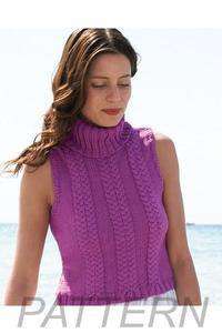Debbie Bliss 08 Cabled Tank Top PATTERN ONLY-Patterns-Debbie Bliss-Alpaca Direct