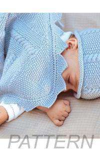 Debbie Bliss 11 Entrelac Blanket With Cable &amp; Moss Stitch Hat PATTERN ONLY-Patterns-Debbie Bliss-Alpaca Direct