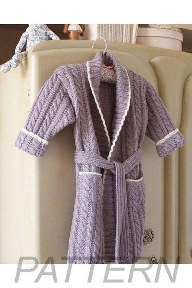 Debbie Bliss 14 Dressing Gown PATTERN ONLY Debbie Bliss 14 Dressing Gown PATTERN ONLY