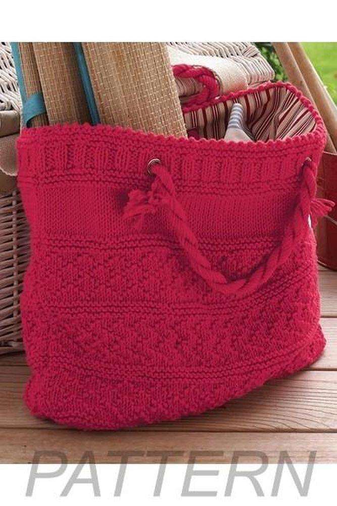 Debbie Bliss 14 Guernsey-Style Bag PATTERN ONLY Secondary image