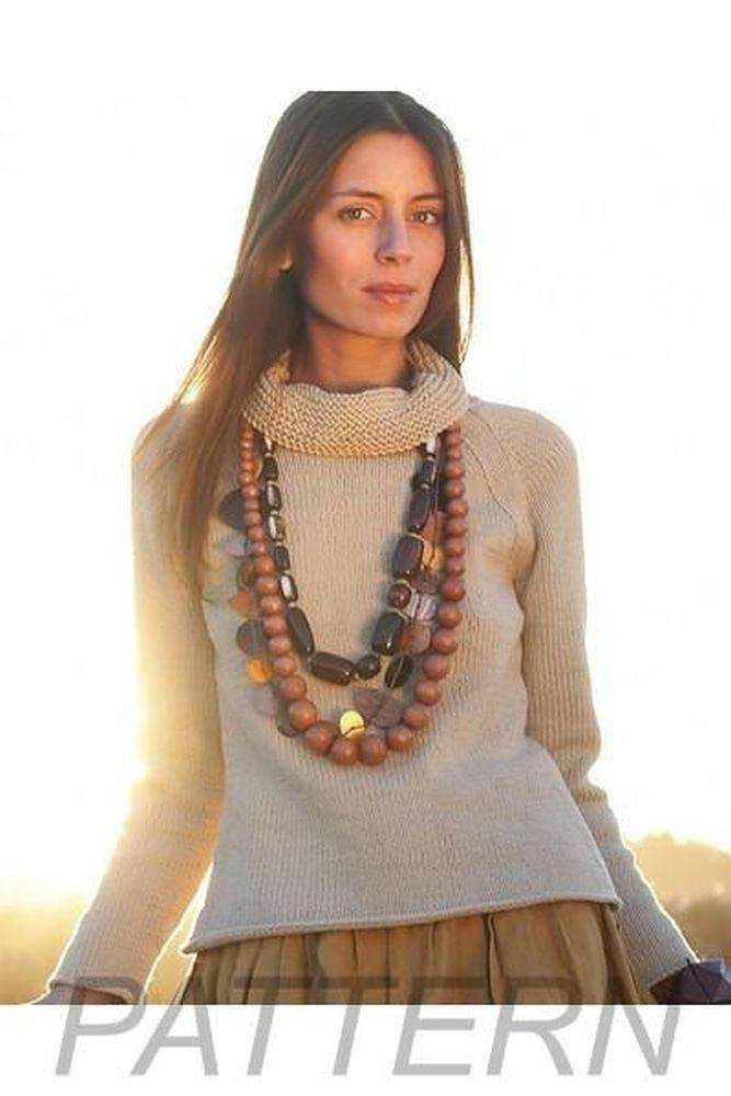 Debbie Bliss 19 Cowl-Necked Pullover PATTERN ONLY-Patterns-Debbie Bliss-Alpaca Direct