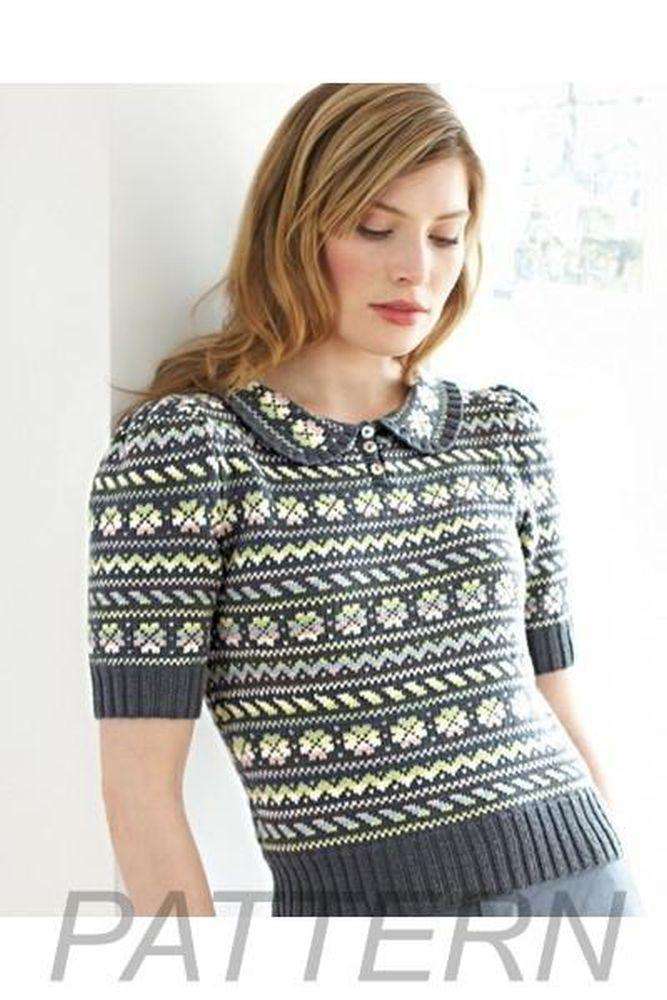Debbie Bliss 1940's Style Sweater PATTERN ONLY-Patterns-Debbie Bliss-Alpaca Direct