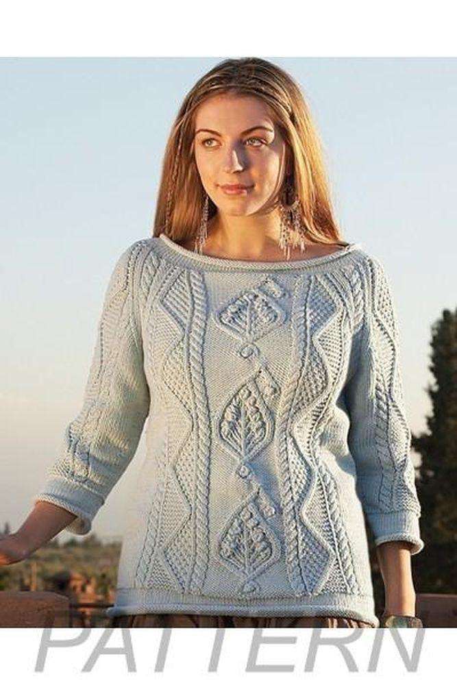 Debbie Bliss 20 Paisley Sweater PATTERN ONLY-Patterns-Debbie Bliss-Alpaca Direct
