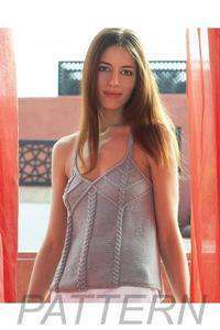 Debbie Bliss 22 Cabled Camisole PATTERN ONLY-Patterns-Debbie Bliss-Alpaca Direct