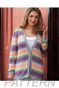 Debbie Bliss 25 Striped Jacket PATTERN ONLY-Patterns-Debbie Bliss-Alpaca Direct