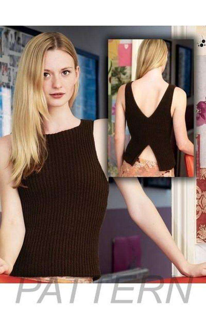 Debbie Bliss 26 Ribbed Tank Top PATTERN ONLY-Patterns-Debbie Bliss-Alpaca Direct