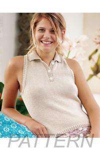 Debbie Bliss 28 Polo Top PATTERN ONLY-Patterns-Debbie Bliss-Alpaca Direct