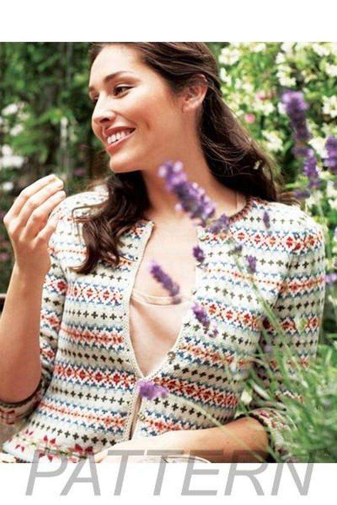 Debbie Bliss 34 Fair Isle Cardigan PATTERN ONLY-Patterns-Debbie Bliss-Alpaca Direct