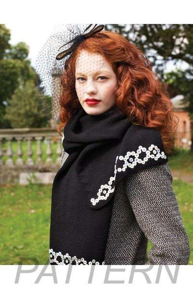 Debbie Bliss 34 Pearly Kings and Queens Wrap PATTERN ONLY-Patterns-Debbie Bliss-Alpaca Direct
