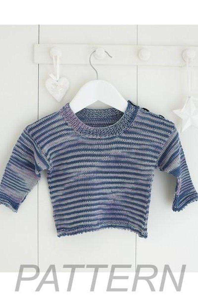 Debbie Bliss 34 Striped Sweater PATTERN ONLY-Patterns-Debbie Bliss-Alpaca Direct