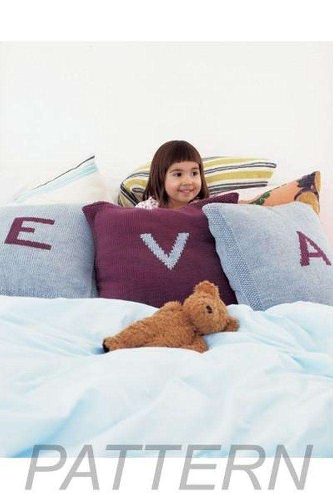 Debbie Bliss Alphabet Pillows PATTERN ONLY-Patterns-Debbie Bliss-Alpaca Direct