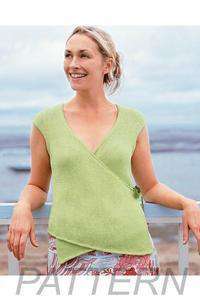 Debbie Bliss Asymmetric Wraparound PATTERN ONLY-Patterns-Debbie Bliss-Alpaca Direct