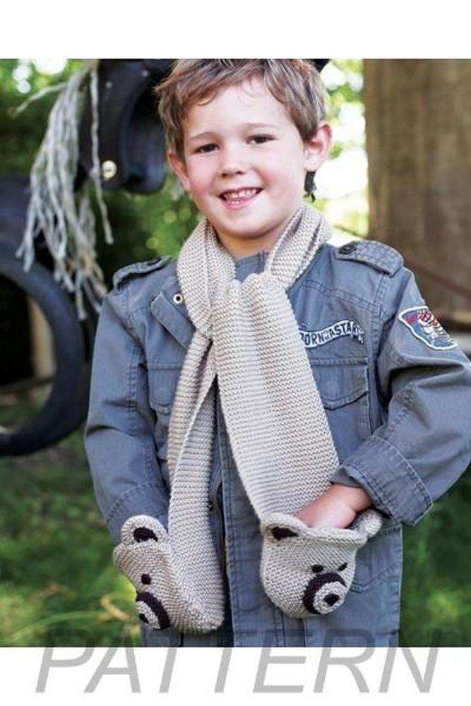 Debbie Bliss Bear Scarf PATTERN ONLY-Patterns-Debbie Bliss-Alpaca Direct