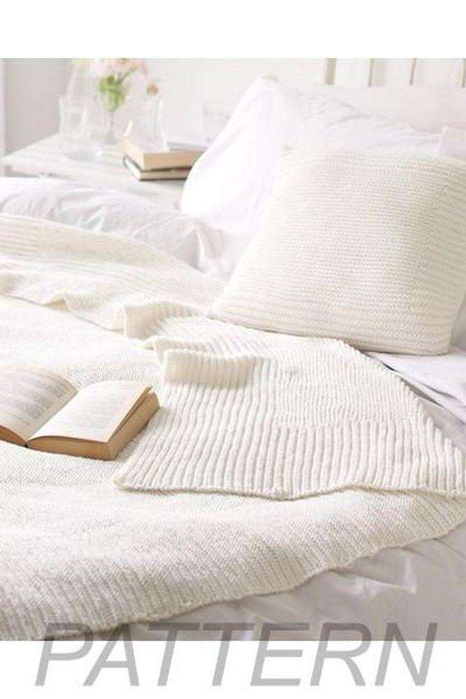 Debbie Bliss Bed Cover &amp; Cushion PATTERN ONLY-Patterns-Debbie Bliss-Alpaca Direct