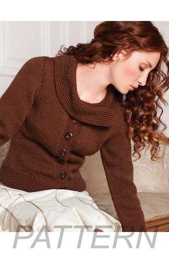 Debbie Bliss Boatcollared Jacket PATTERN ONLY-Patterns-Debbie Bliss-Alpaca Direct