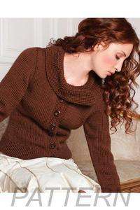 Debbie Bliss Boatcollared Jacket PATTERN ONLY-Patterns-Debbie Bliss-Alpaca Direct