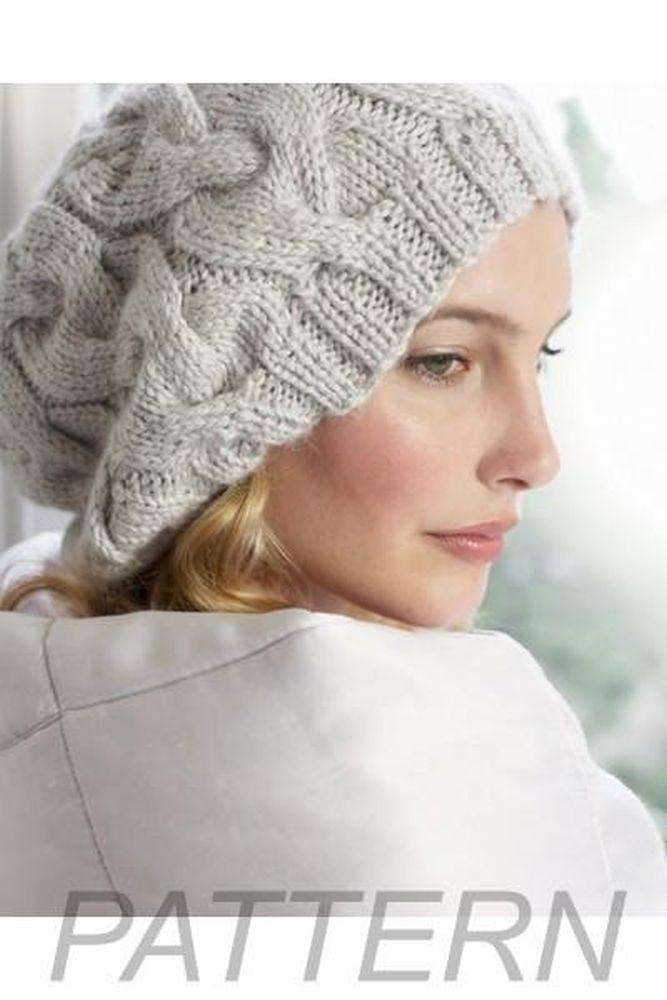 Debbie Bliss Cabled Beret PATTERN ONLY-Patterns-Debbie Bliss-Alpaca Direct