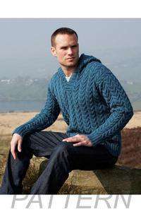 Debbie Bliss Cabled Hooded Top PATTERN ONLY-Patterns-Debbie Bliss-Alpaca Direct