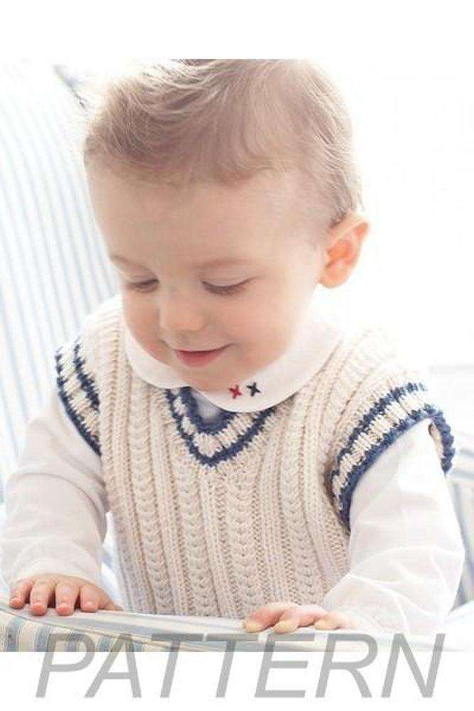 Debbie Bliss Cabled Slipover PATTERN ONLY-Patterns-Debbie Bliss-Alpaca Direct