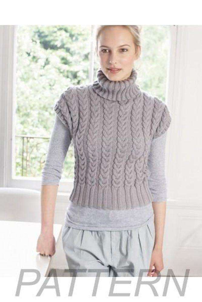 Debbie Bliss Cabled Tank PATTERN ONLY-Patterns-Debbie Bliss-Alpaca Direct