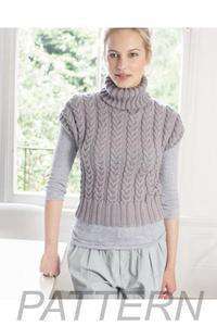 Debbie Bliss Cabled Tank PATTERN ONLY-Patterns-Debbie Bliss-Alpaca Direct