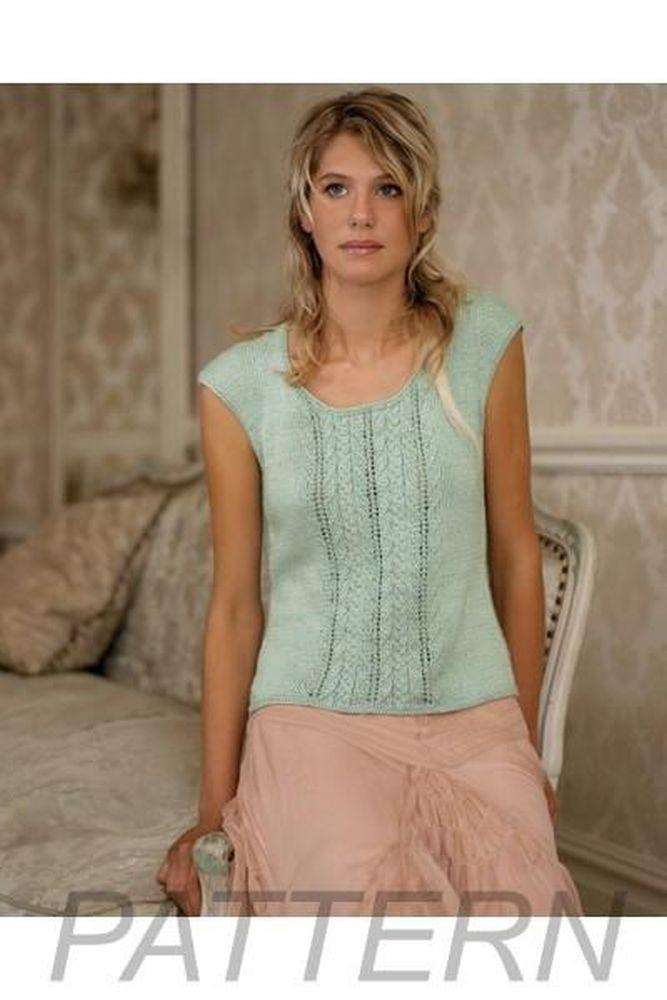 Debbie Bliss Capsleeved Top PATTERN ONLY-Patterns-Debbie Bliss-Alpaca Direct