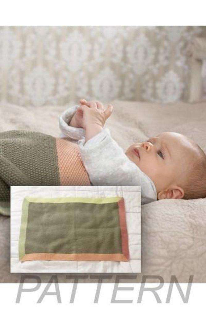 Debbie Bliss Contrast Border Blanket PATTERN ONLY-Patterns-Debbie Bliss-Alpaca Direct