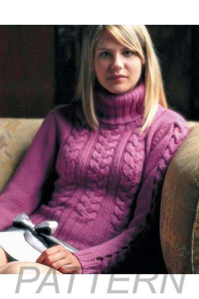 Debbie Bliss Cropped Cable Sweater PATTERN ONLY-Patterns-Debbie Bliss-Alpaca Direct