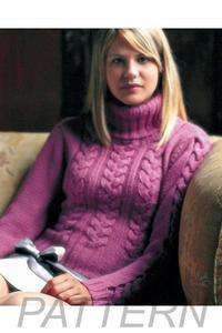 Debbie Bliss Cropped Cable Sweater PATTERN ONLY-Patterns-Debbie Bliss-Alpaca Direct