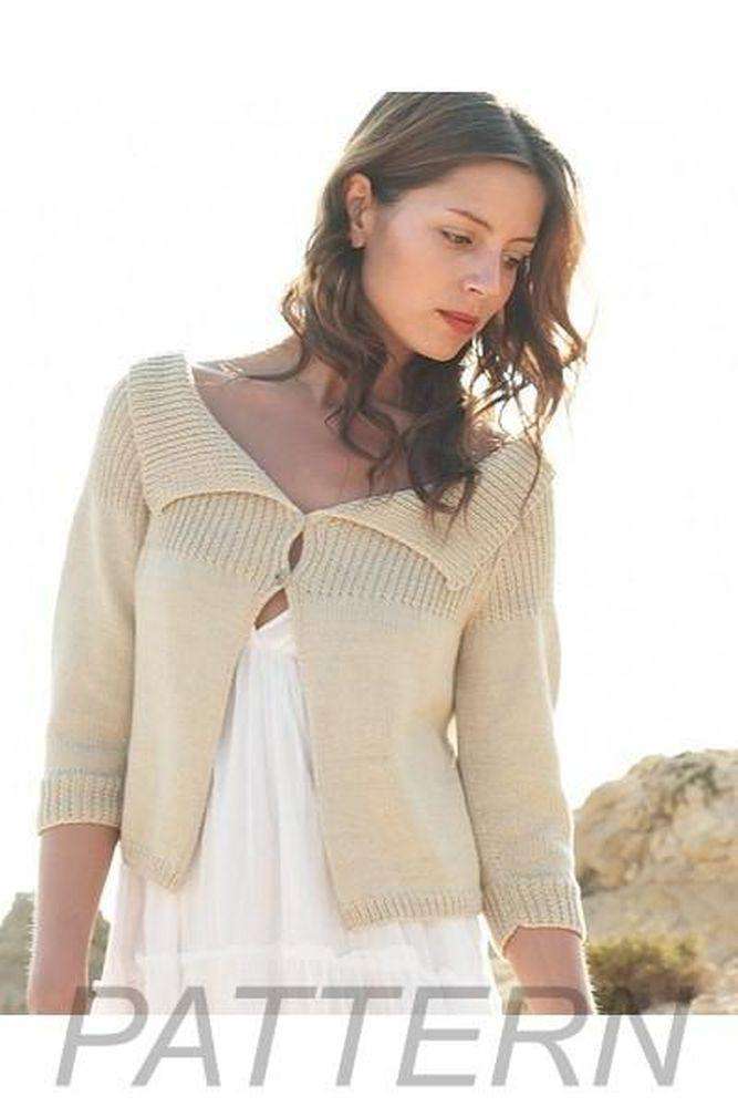 Debbie Bliss Cropped Cardigan PATTERN ONLY-Patterns-Debbie Bliss-Alpaca Direct