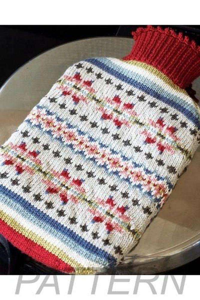 Debbie Bliss Fair Isle Hot Water Bottle Cover PATTERN ONLY-Patterns-Debbie Bliss-Alpaca Direct