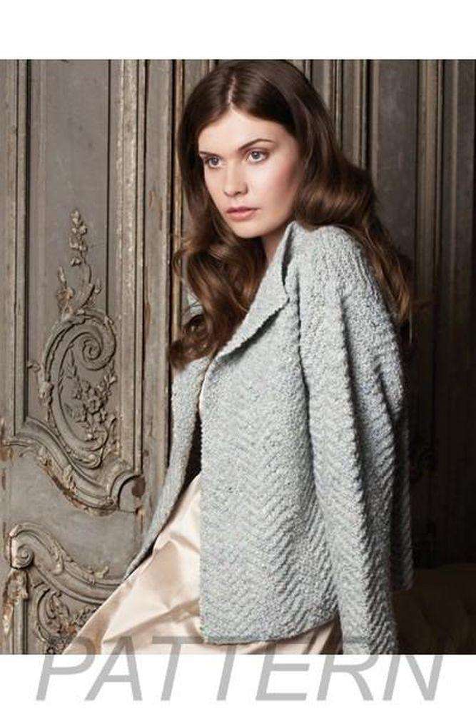 Debbie Bliss Herringbone Jacket PATTERN ONLY-Patterns-Debbie Bliss-Alpaca Direct