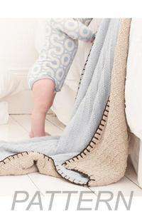 Debbie Bliss Reversible Blanket PATTERN ONLY-Patterns-Debbie Bliss-Alpaca Direct