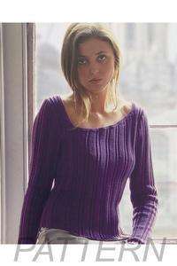 Debbie Bliss Ribbed Pullover PATTERN ONLY-Patterns-Debbie Bliss-Alpaca Direct