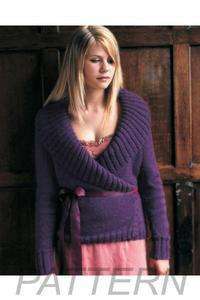 Debbie Bliss Ribbon Tied Wrapover Jacket PATTERN ONLY-Patterns-Debbie Bliss-Alpaca Direct