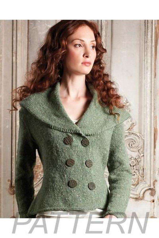Debbie Bliss Shawlcollared Jacket PATTERN ONLY-Patterns-Debbie Bliss-Alpaca Direct