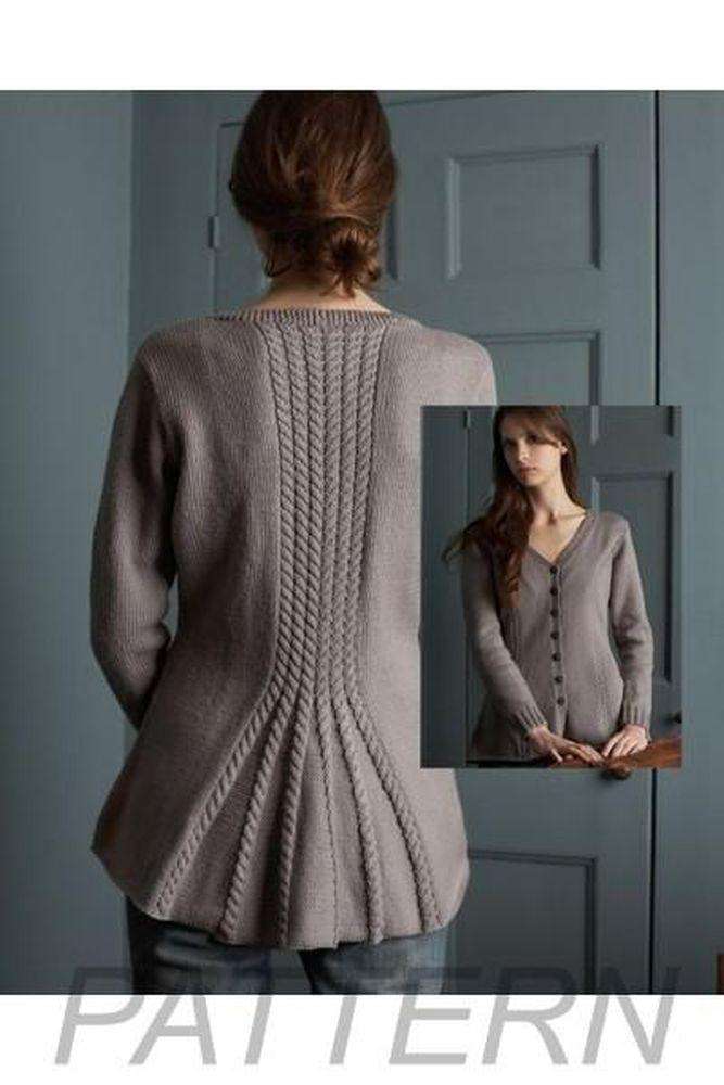 Debbie Bliss Sophia / Cable Vent Jacket PATTERN ONLY-Patterns-Debbie Bliss-Alpaca Direct