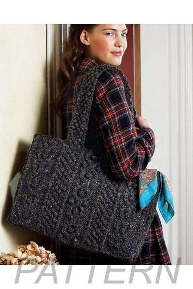 Debbie Bliss Tweed Shoulder Bag PATTERN ONLY-Patterns-Debbie Bliss-Alpaca Direct