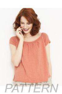 Debbie Bliss Yoke Pleat Top PATTERN ONLY-Patterns-Debbie Bliss-Alpaca Direct