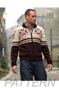 Debbie Bliss Zipped Snowflake Jacket PATTERN ONLY-Patterns-Debbie Bliss-Alpaca Direct