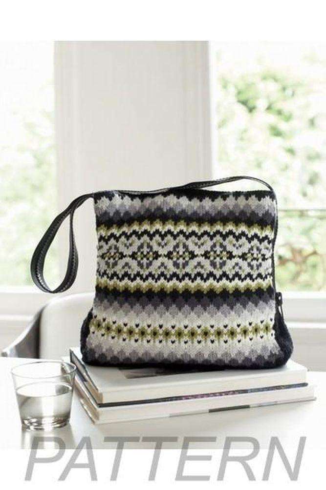 Debbie Bliss Zipstrapped Fair Isle Bag PATTERN ONLY-Patterns-Debbie Bliss-Alpaca Direct