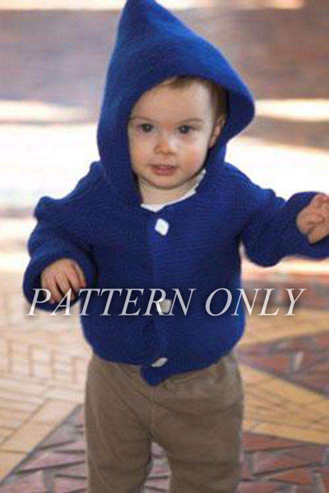 Dreambaby DK Garter Stitch Jacket Pattern-Patterns-Plymouth Yarn-Alpaca Direct